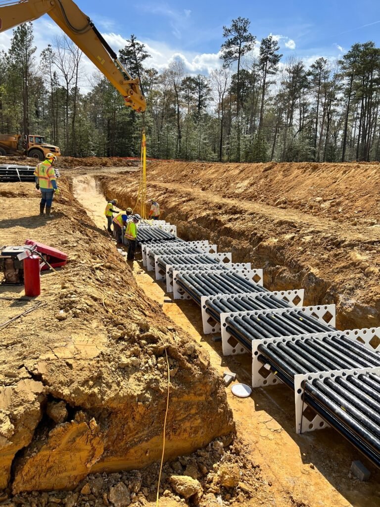 duct bank installation