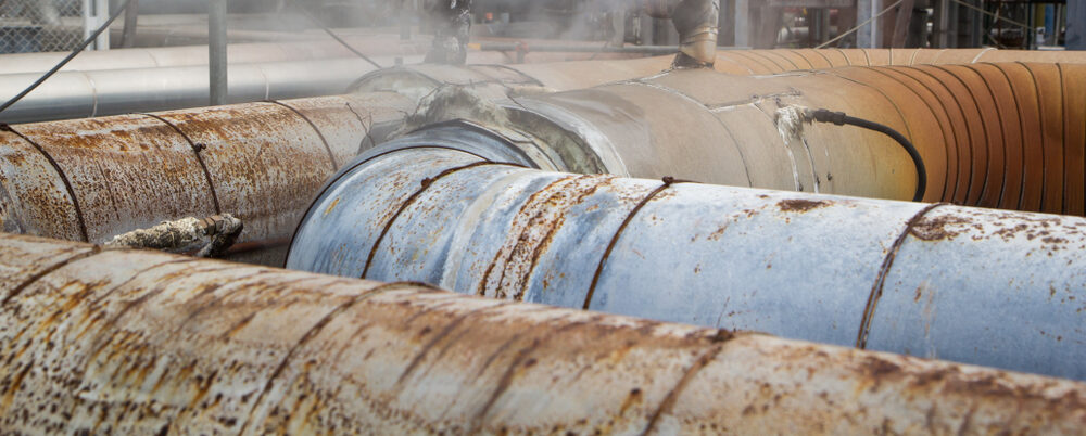 Corrosion and Rust on Duct Flanges