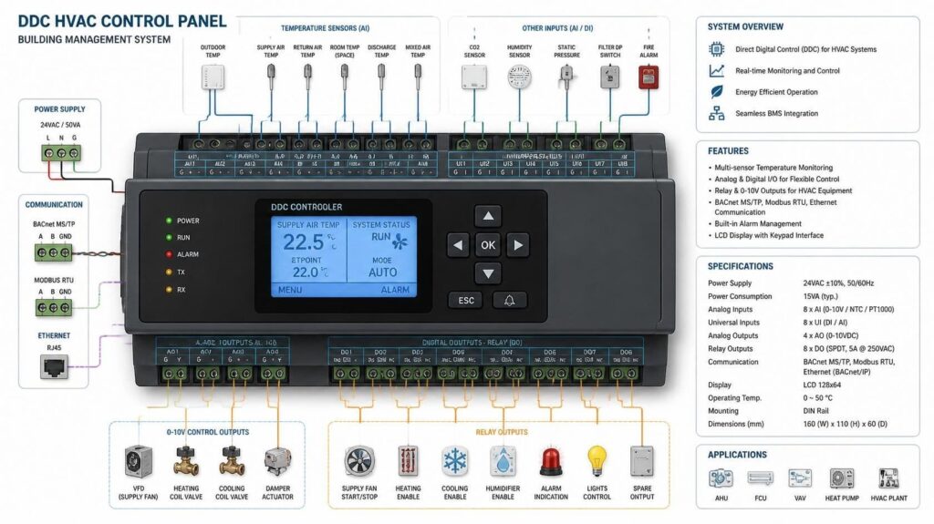 ddc hvac control for bms