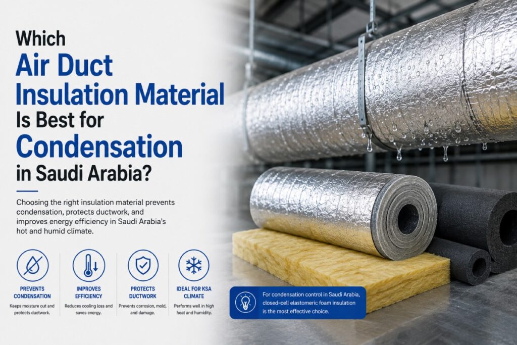 air duct insulation material